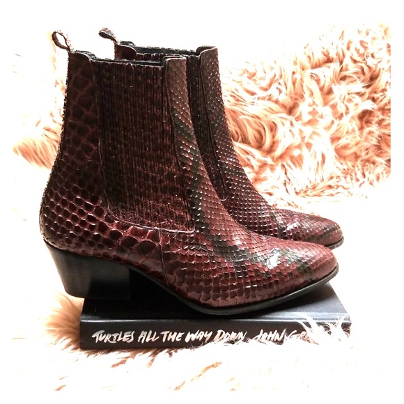 sandro snake boots